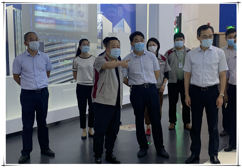 揚(yáng)州市政協(xié)副主席董玉海、儀征市市長(zhǎng)李林等領(lǐng)導(dǎo)一行蒞臨園區(qū)指導(dǎo)防疫與復(fù)工工作