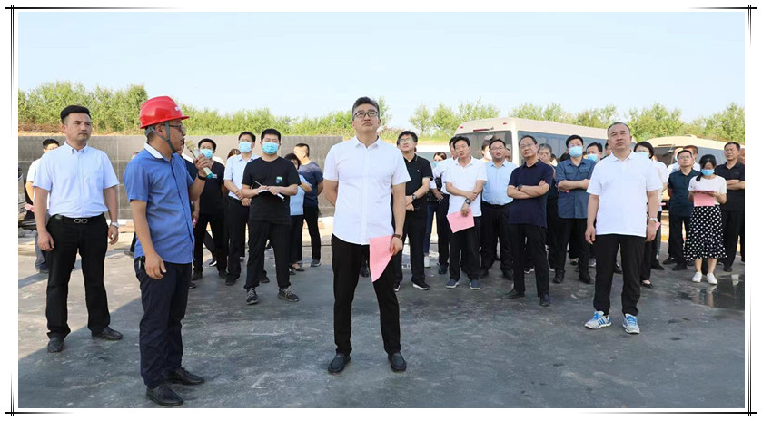 內(nèi)丘縣委書記管志民一行蒞臨國泰（華北）消防產(chǎn)業(yè)園觀摩指導